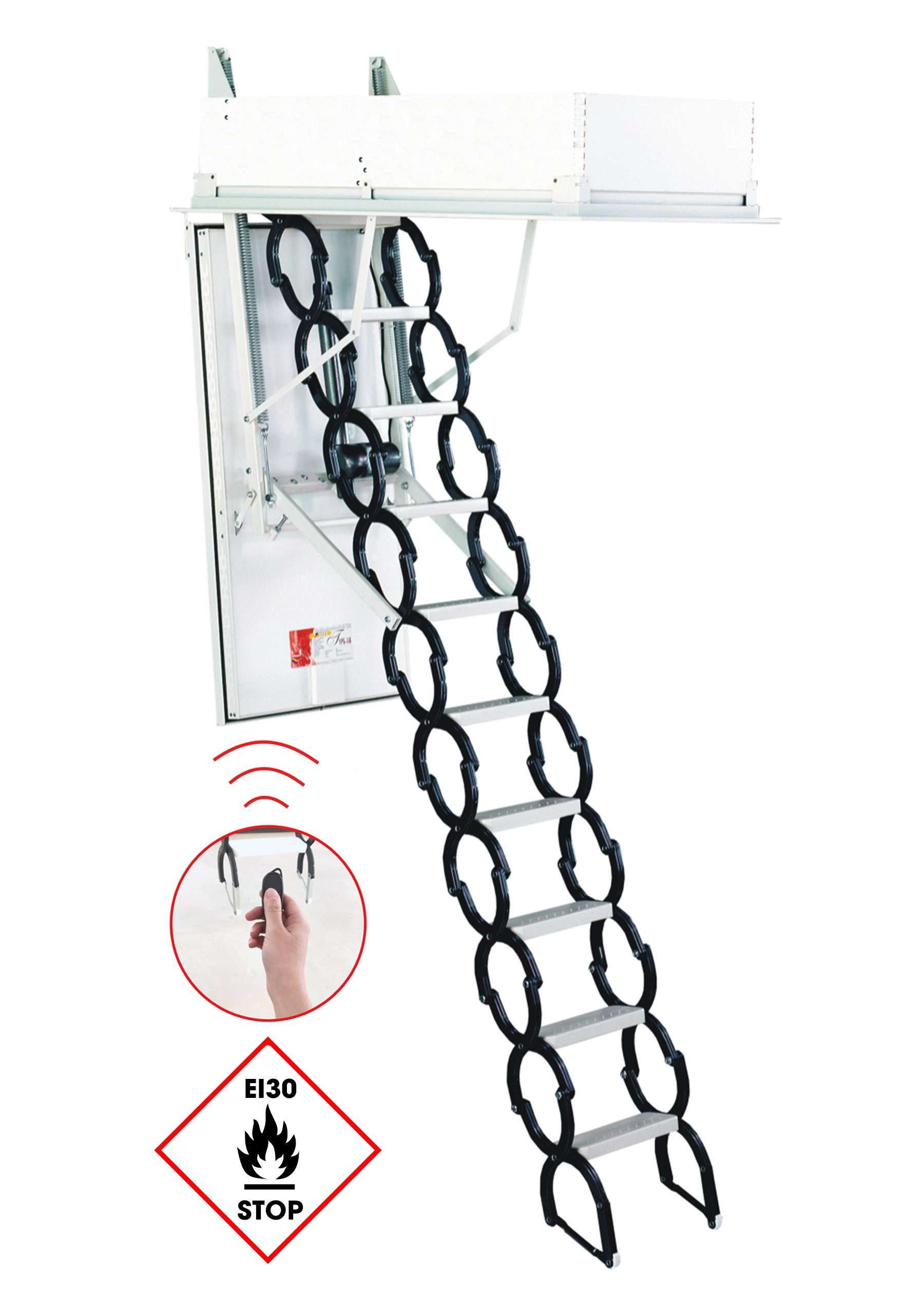 Type-18-Univers Dachbodentreppe elektrisch