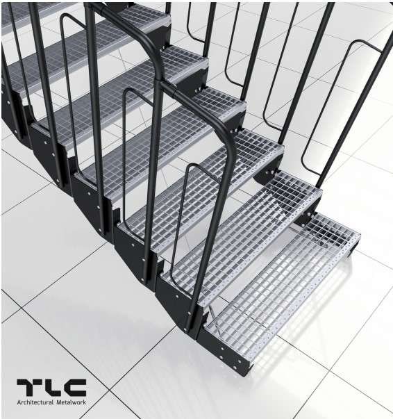 ASTA_Modulltreppe ASTA Gitterrost – Bild 1